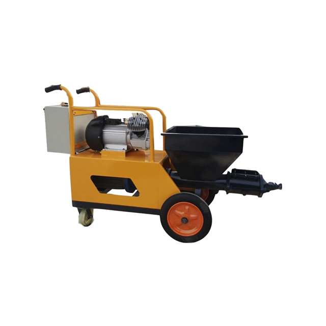Another electric 4kw mortar spraying machine to India