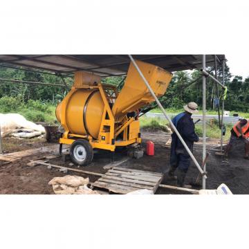 Diesel concrete mixer 500L with hydraulic tipping system
