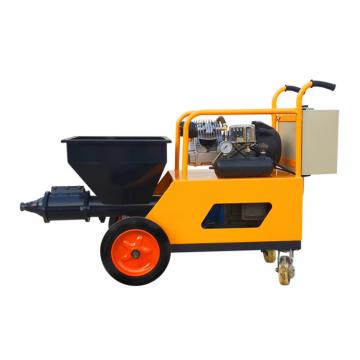 Low cost electric single phase mortar plaster spraying machine