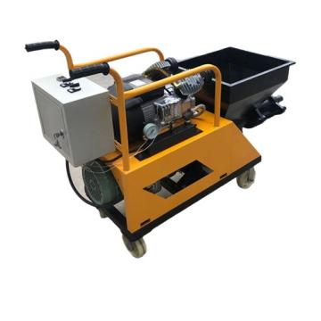 Low cost electric single phase mortar plaster spraying machine